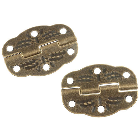 10pcs Antique Bronze Alloy Hinge for Diy Crafts Small Drawer