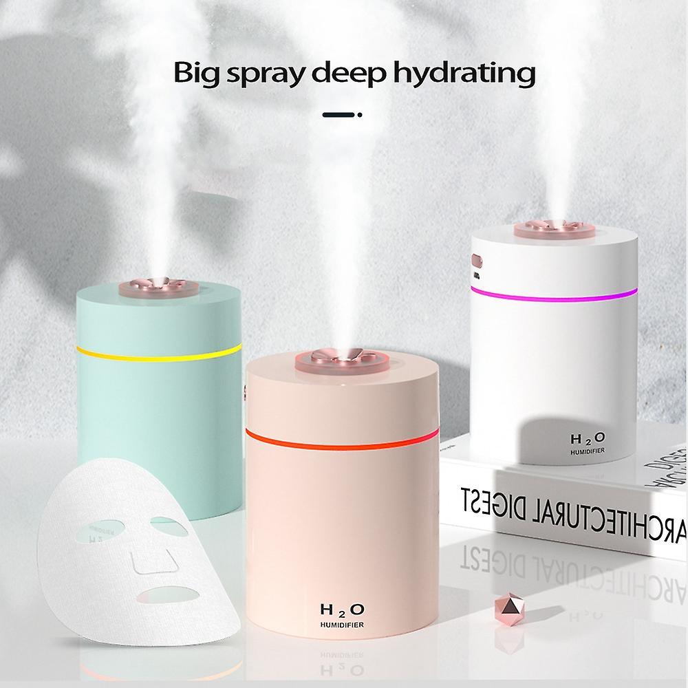 Wireless Air Humidifier Usb Silent Humidifier for Bedroom Home(pink)