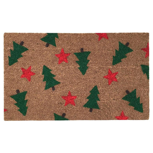 Christmas Doormat Patchwork Home Decoration Non-slip Doormats Mat (d)