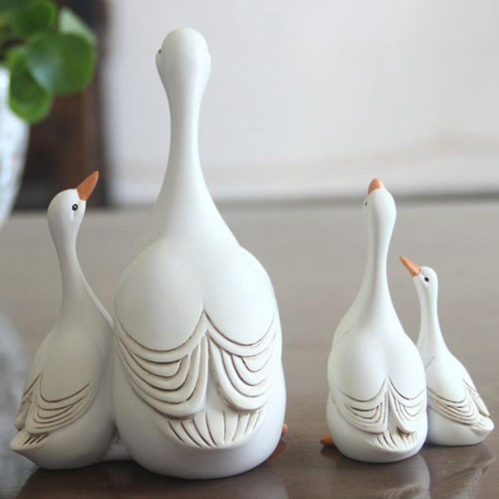 Garden Mother-daughter Duck Courtyard Micro-landscape Ornaments A