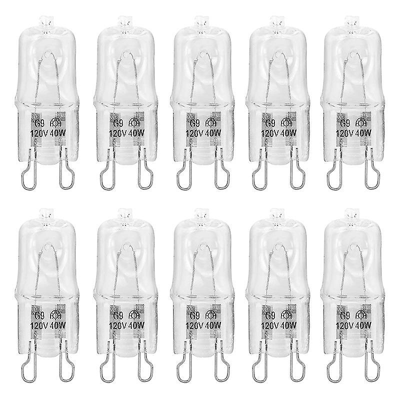 10 Pack Clear Lense Q40/g9/fr/120v G9 40w 120volt T4 Halogen Light