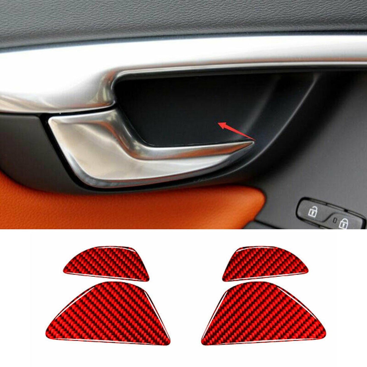 Interior Door Bowl Panel Trim Cover for Volvo S60 V60 Xc60 10-18
