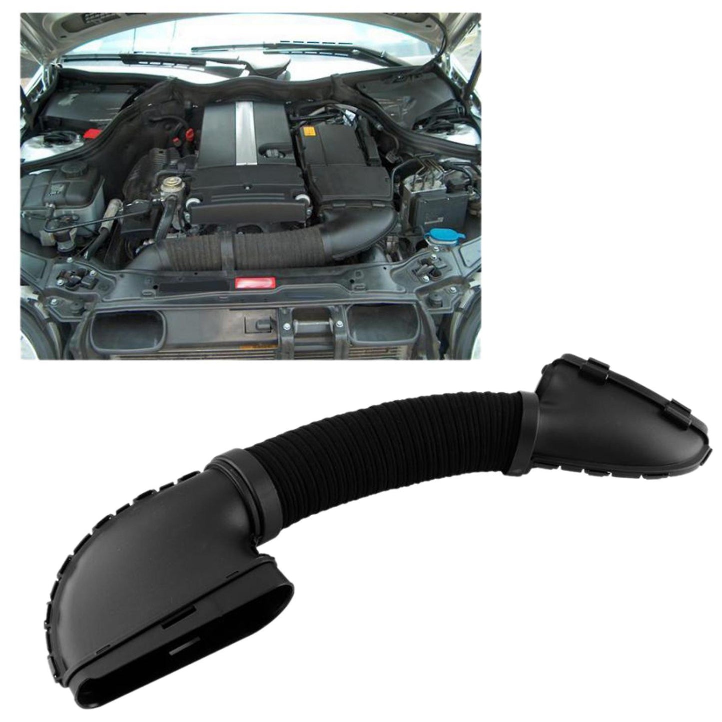 3x Car Engine Air Intake Hose Filter Hose Pipe for Mercedes-benz