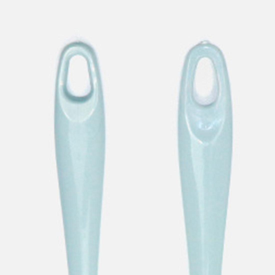 3 Pieces/set Baking Spatula Batter Silicone Spatula Brush Mixing Blue