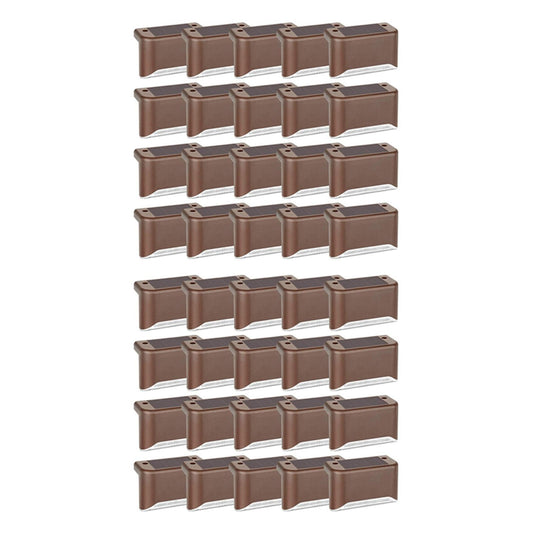 20 Pack Solar Deck Lights, for Patio, Stairs, Yard (warm White)