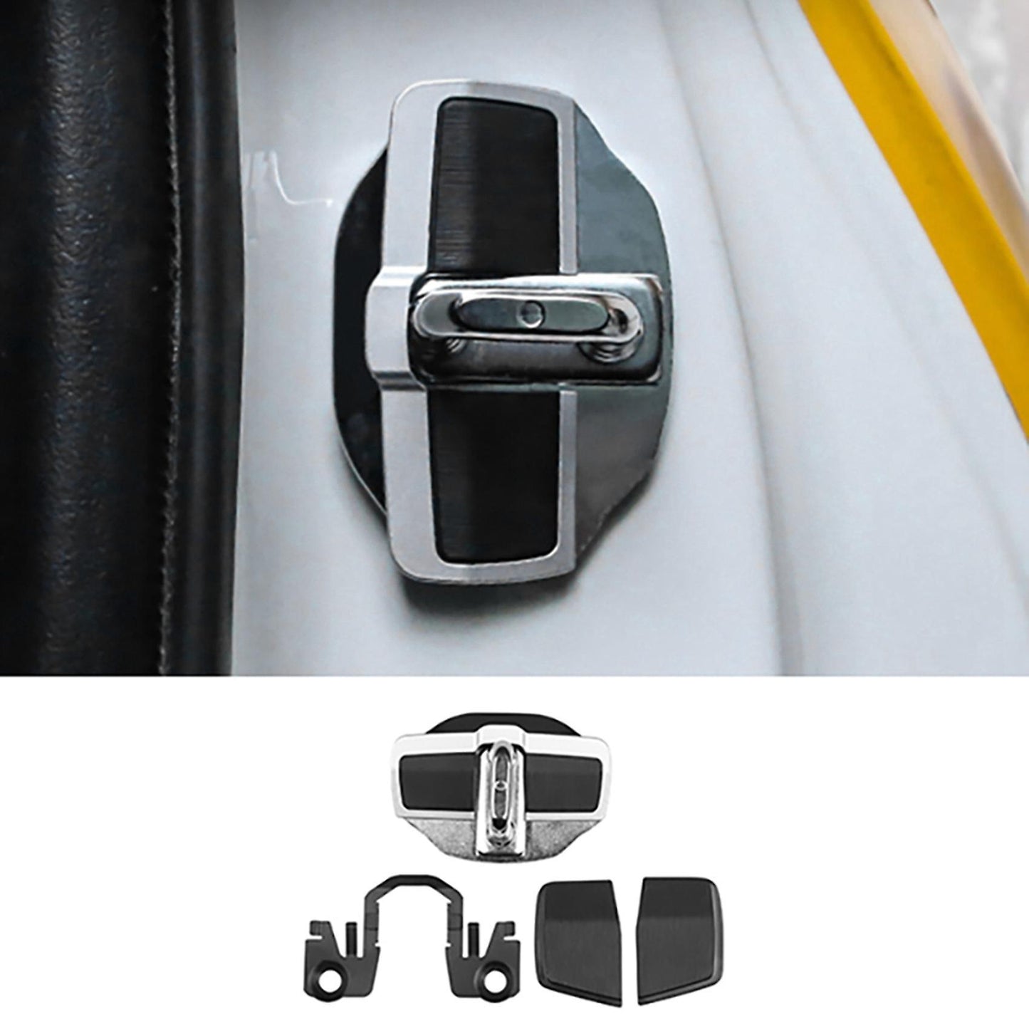 2 Set Trd Door Stabilizer Door Lock Protector for Honda Accord Civic