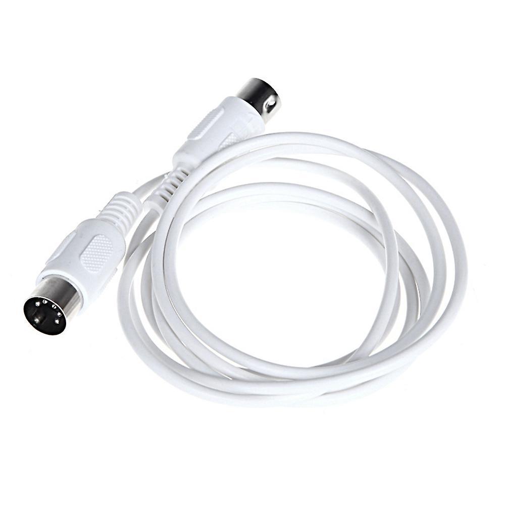 2pcs Midi Extension Cable 5 Pin Male to 5 Pin Male Electric , 1.5m