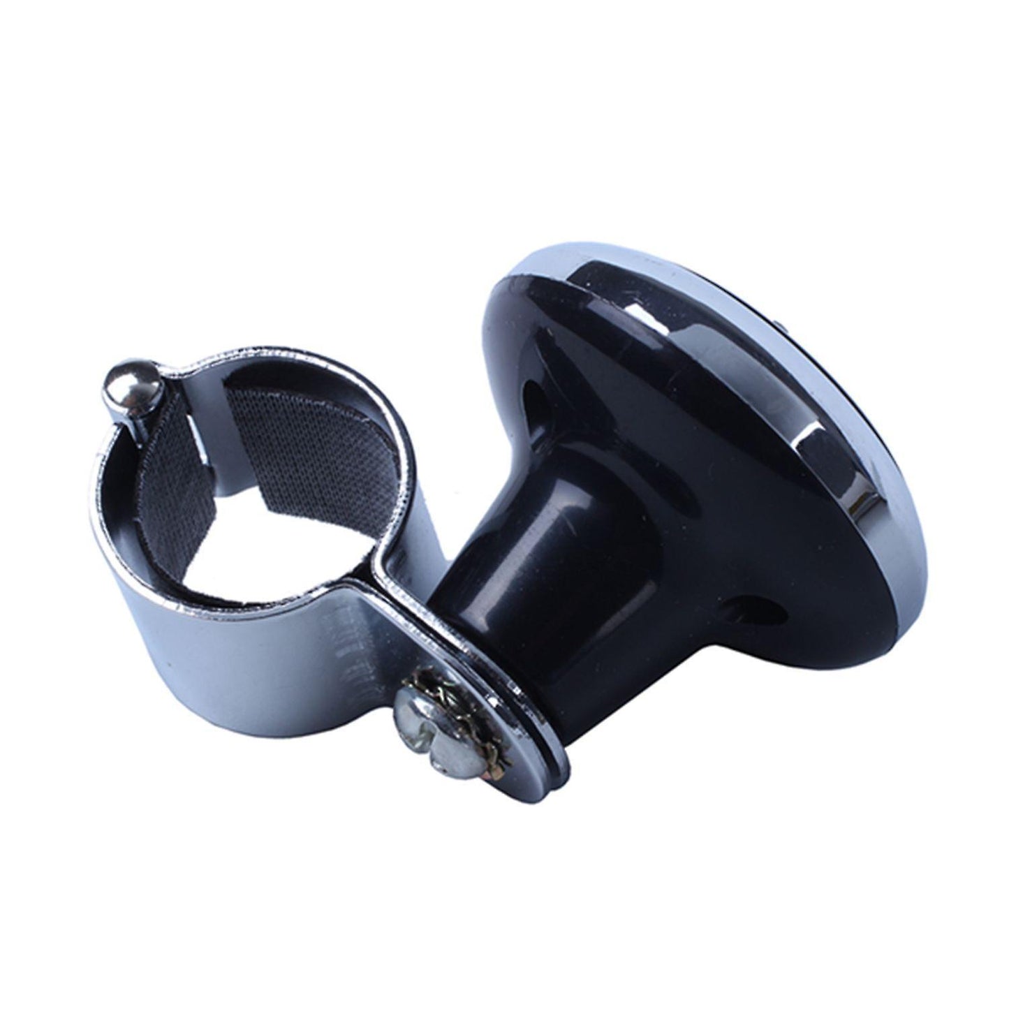 Metal Plastic Handle Steering Wheel Spinner Knob Black