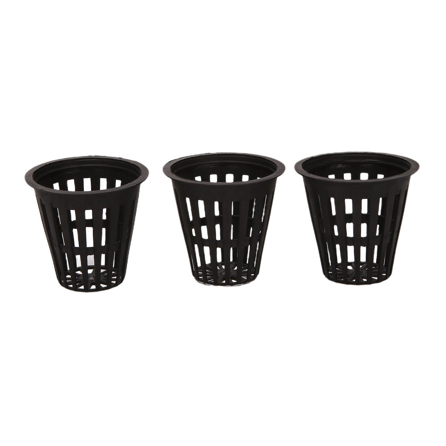 10 Pieces Of Plant Tray Plasticnursery Basket Garden Balcony (black)