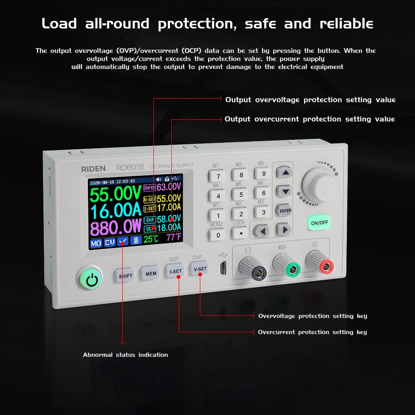 Rd Rd6018-w Cnc Dc Regulated Power Supply Adapter Step-down Module