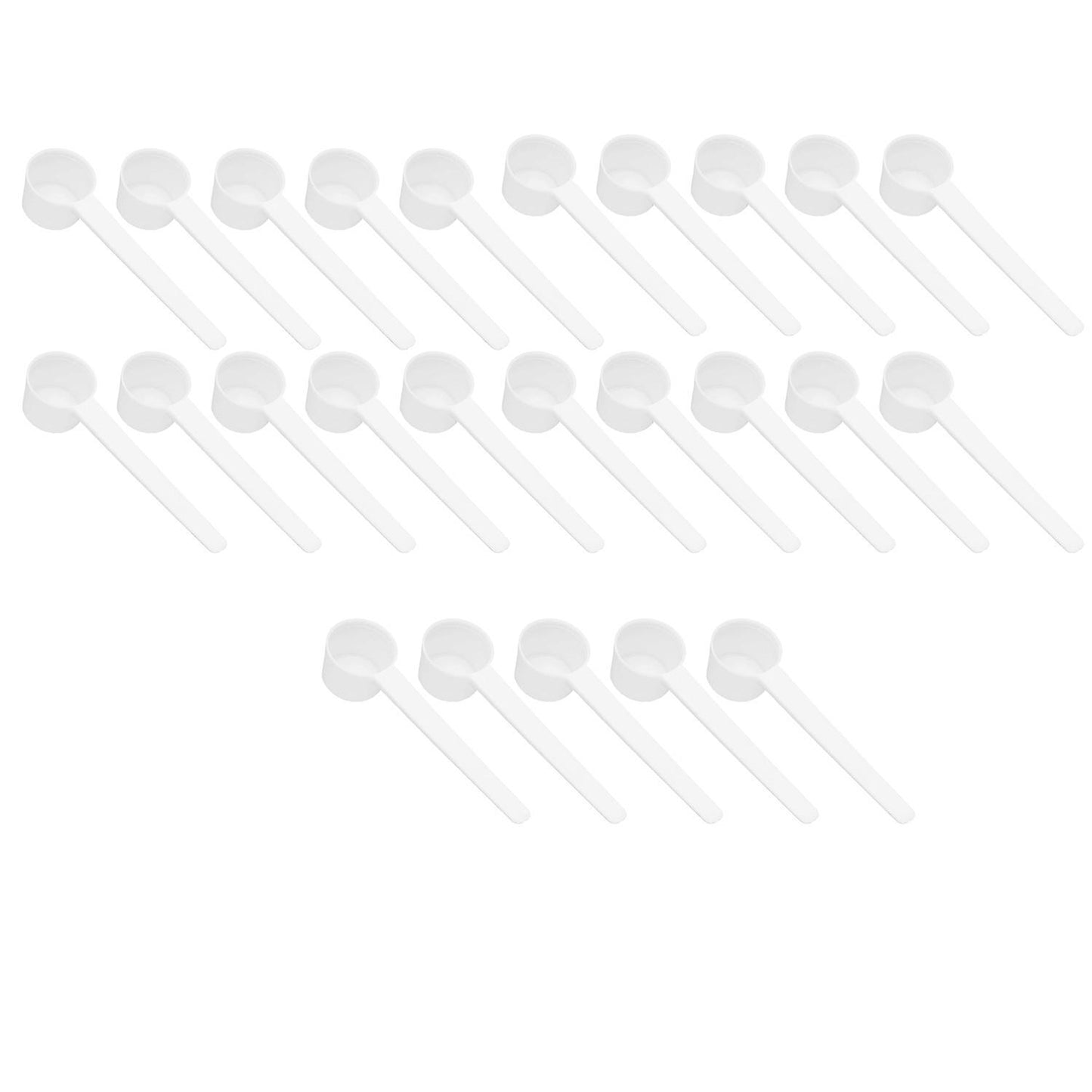 25 Pcs Coffee Scoops Tablespoon Plastic Measuring Spoons, for Kitchen