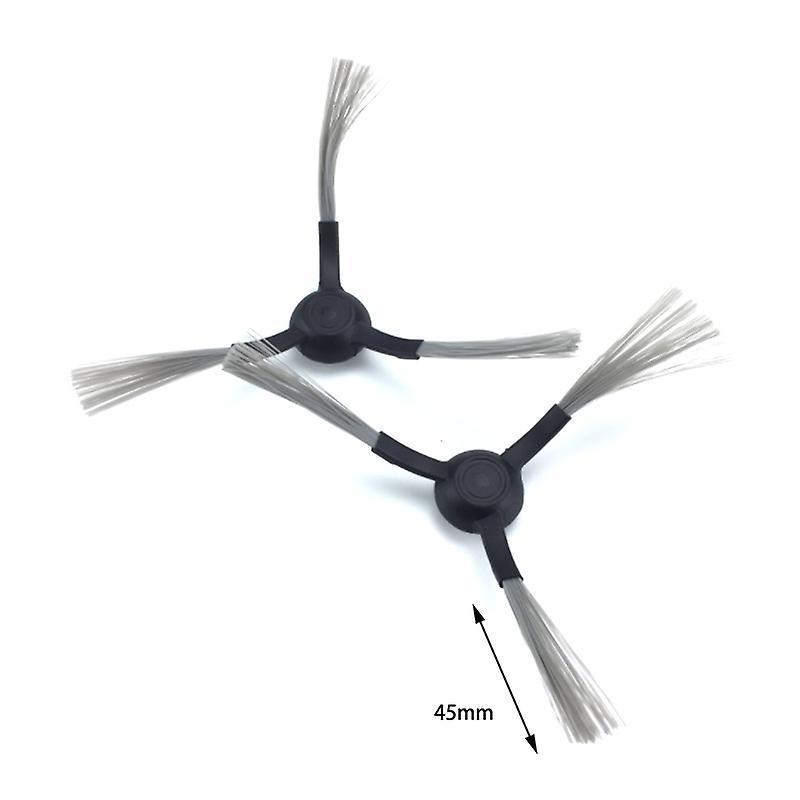 4pc for Xiaomi Mi Roborock 1c Side Brush Spare Parts Black Side Brush