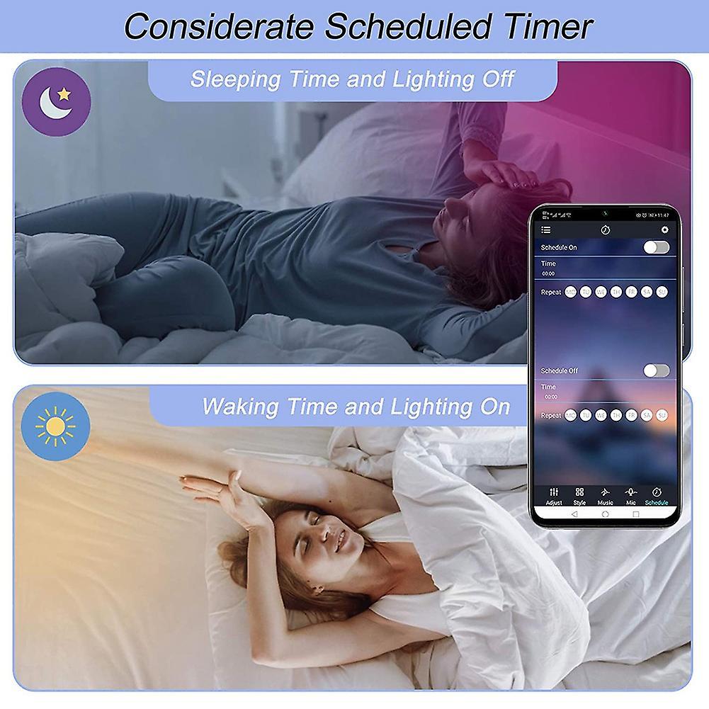 Led Strip Lights Controller, Bluetooth Led Strip Controller with App