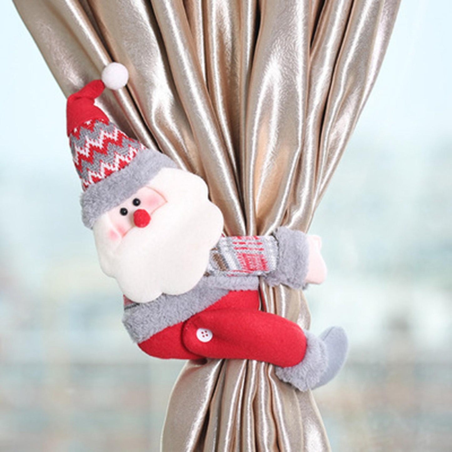 Christmas Curtain Frame Christmas Decoration Home Decoration C