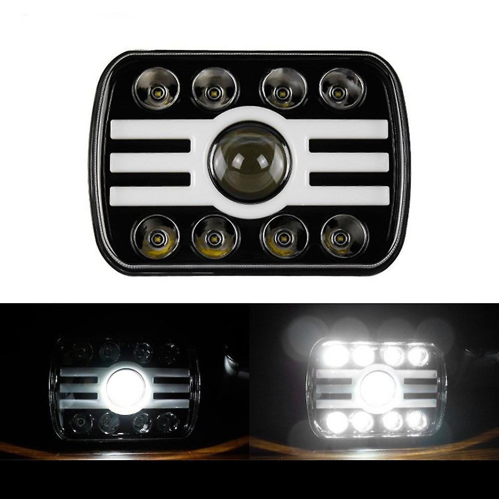 Led Dc9-60v 7 Inch Square Front Headlight Modification Assembly