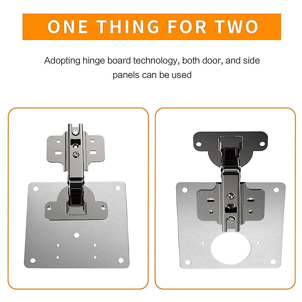 Cabinet Hinge Repair Plate - Hinge Side Plate Repair Piece, Bracket