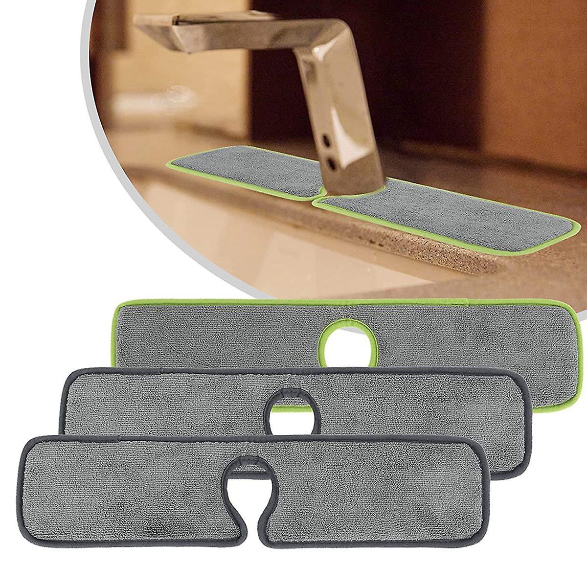 3 Pieces Of Sink Splash Pad Dish Pad Kitchen Faucet Absorbent Pad