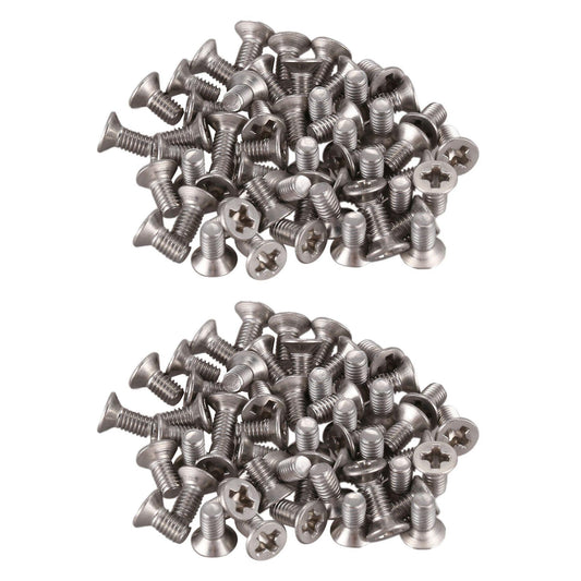 20x M3 X 6 Mm Schlitz Phillips Senkkopf Schrauben Maschinenschrauben