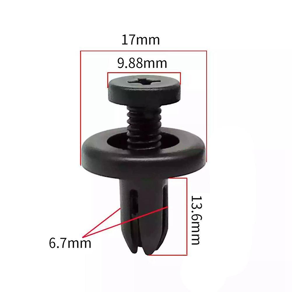 100pcs Fastener Screw Retainer Clamp for Honda Toyota Nissan Mazda