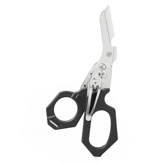 Shears, Stainless Steel Folding Sheers with Automatic Pop-up Slicer