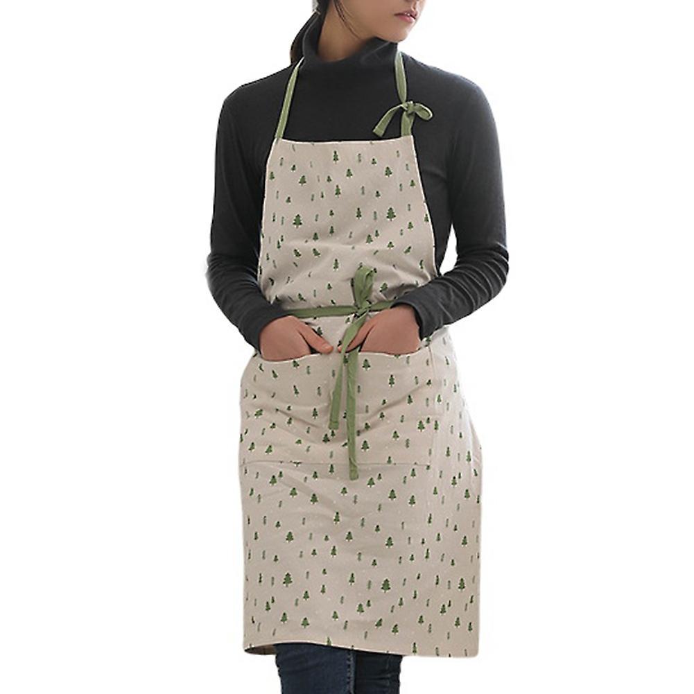 1 Piece Cotton Adjustable Adult Kitchen Apron Cherry Print Apron