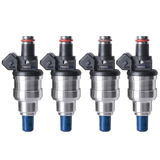 4pcs 750cc Fuel Injector Nozzle for Honda D16 B20 F22 Series Engines