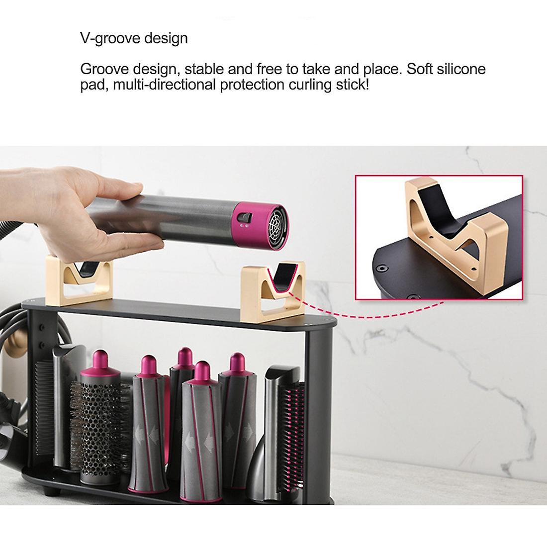 Adapt to for Dyson Curling Iron Storage Rack Vertical Punch-free