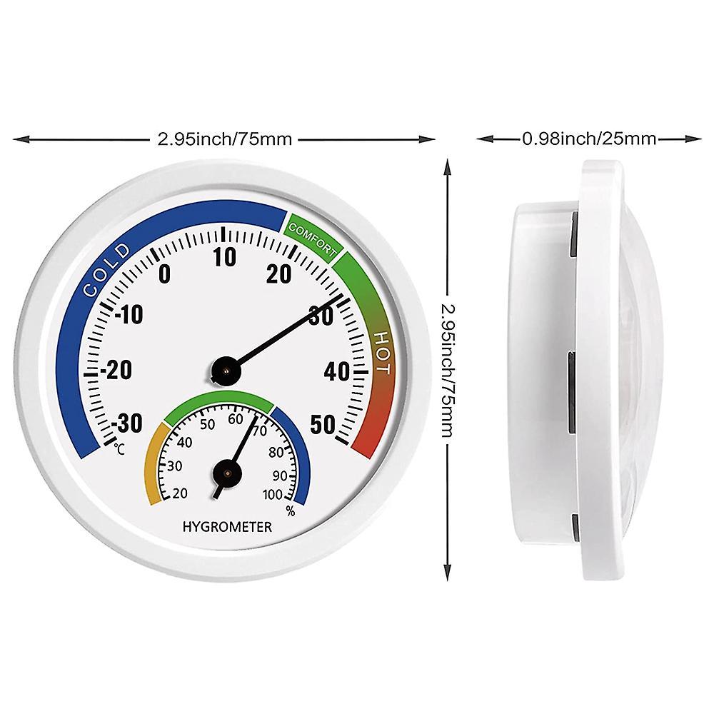 Hygrometer Thermometer Indoor Outdoor Moisture Thermometer 3inch