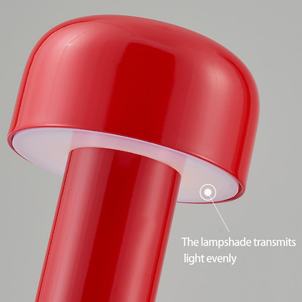 Portable Led Table Lamp Mushroom Lamp Wireless Touch Night Light D