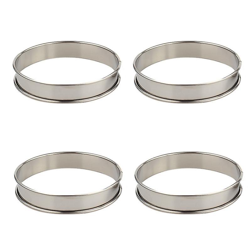 Double Rolled Tart Rings Round Muffin Rings Metal Crumpet Rings Molds