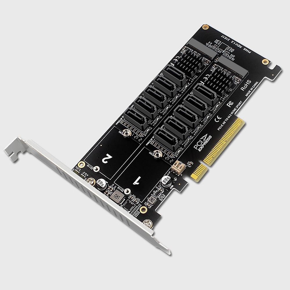 Pci-e Expansion Card Dual Nvme Raid Pci-e X8 Split Card