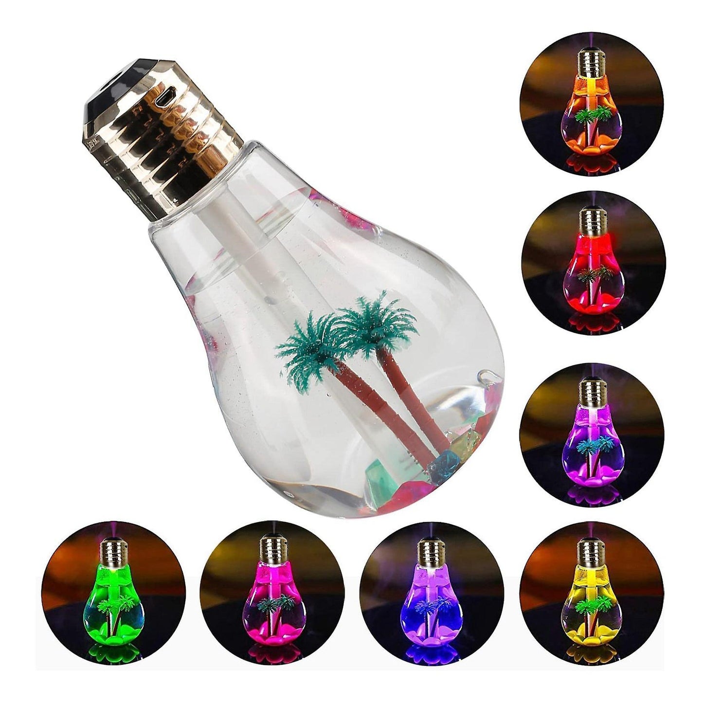 Air Humidifier Bulb Lamp Shade Decorative Lights for Office A