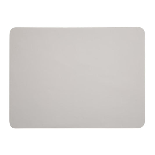 Simple Silicone Placemats Wipeable Non-slip Dinner Mats,light Gray