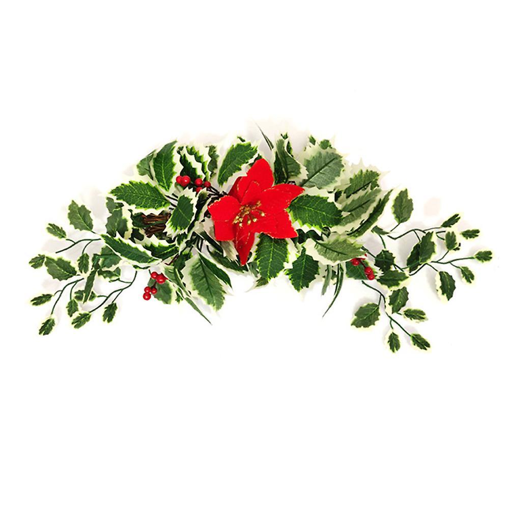 Christmas Artificial Red Pine Needles Door Decor Home Hotel Pendant A