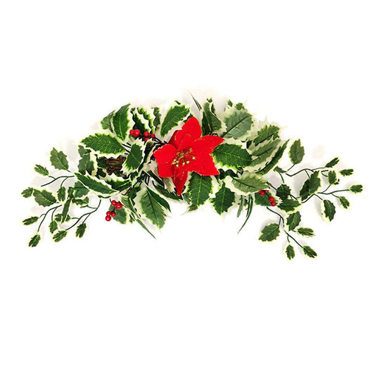 Christmas Artificial Red Pine Needles Door Decor Home Hotel Pendant A
