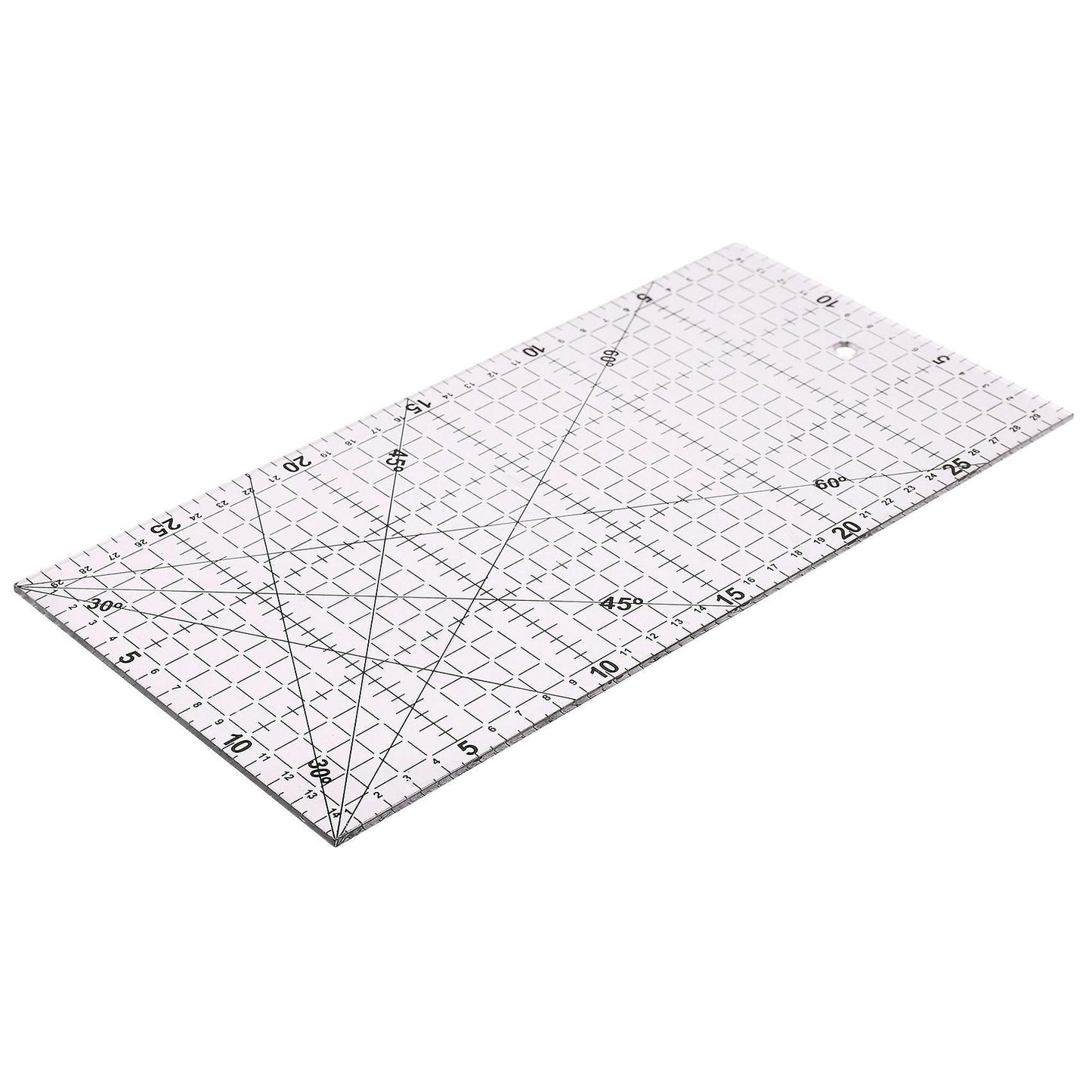 30x15cm Quilting Sewing Patchwork Foot Aligned Ruler Grid Tailor