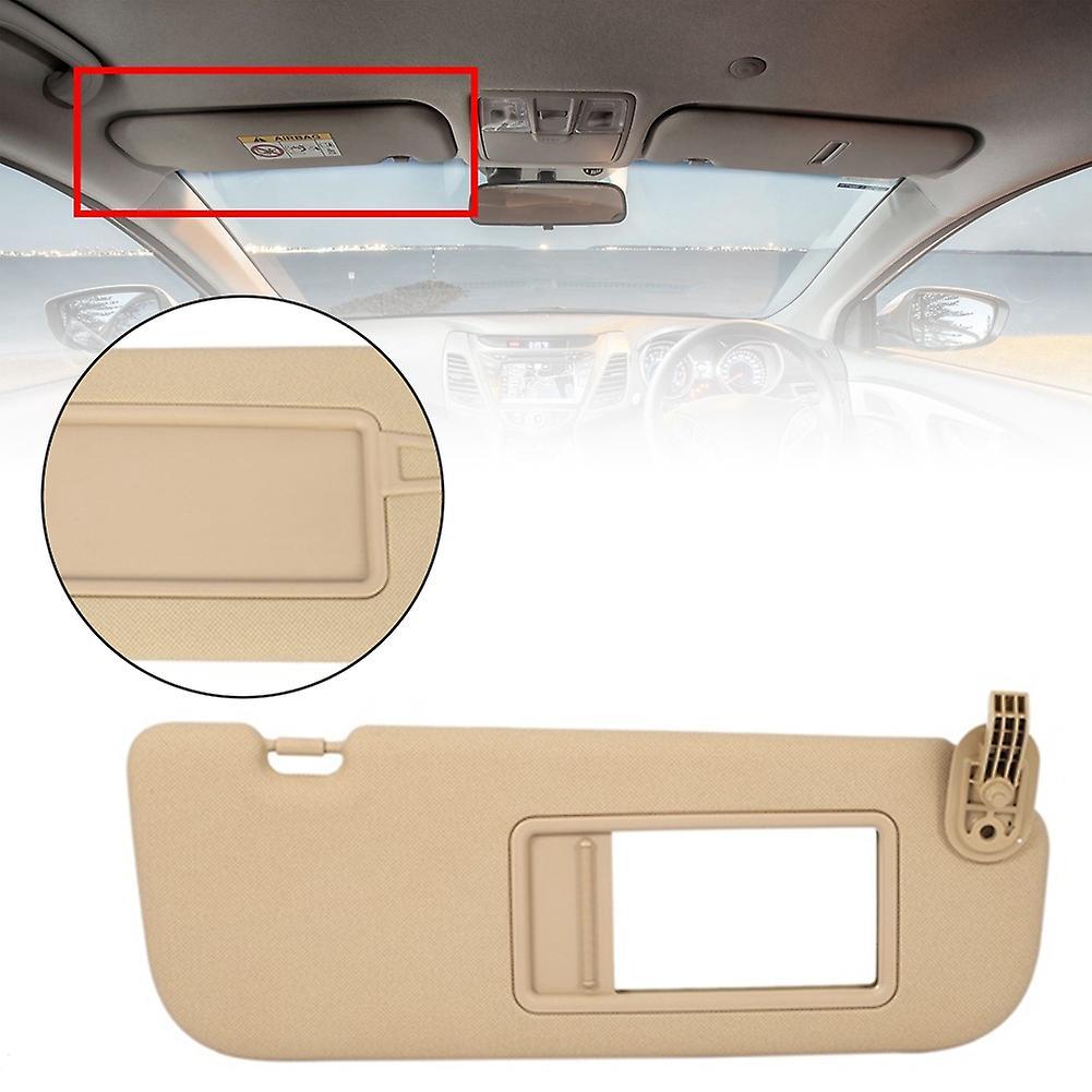 Gray Beige Sun Visor with Make-up Mirror for Hyundai Elantra Md