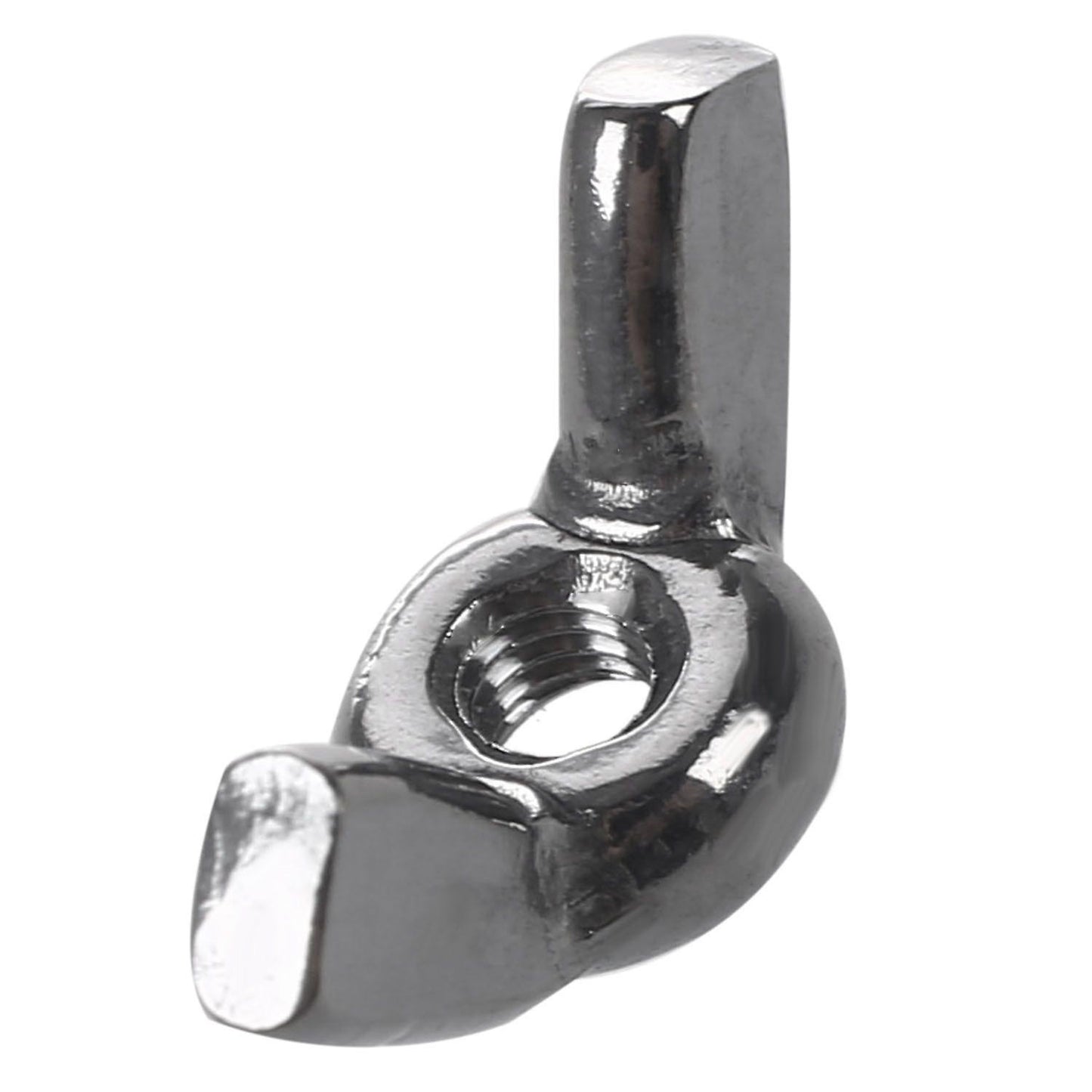 A2/70 (304) Stainless Steel Butterfly Nuts Silver, M3*0.5mm 20pcs