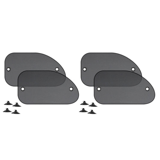 2pcs 25.59x14.96 Inch Car Sun Shade for Side Window with Suction Cups