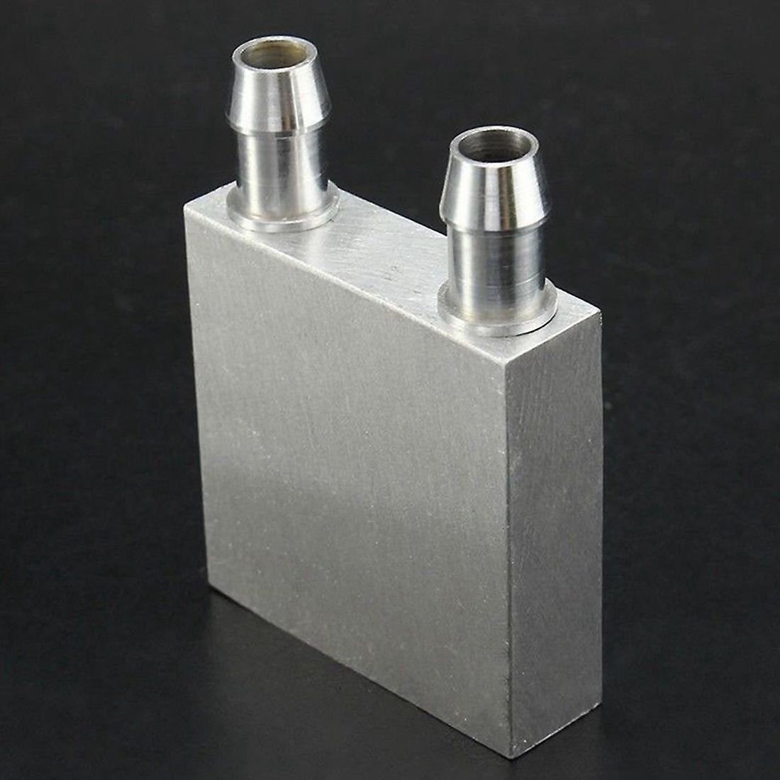Aluminum Water Cooling Block Cooler for Computer Cpu Radiator Silver
