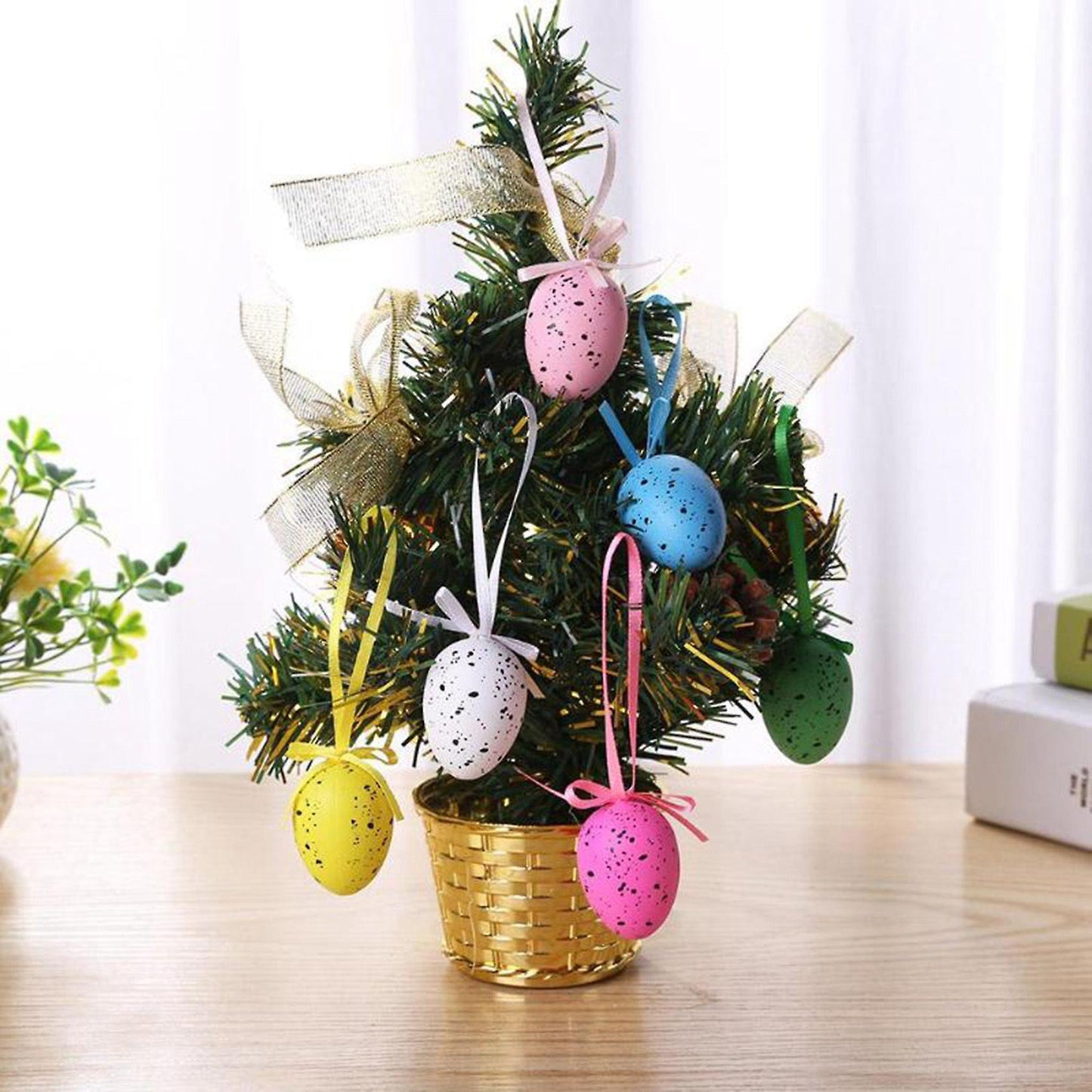 Painted Bird Pigeon Eggs Diy Creative Eggs Kids Pendants Ornaments