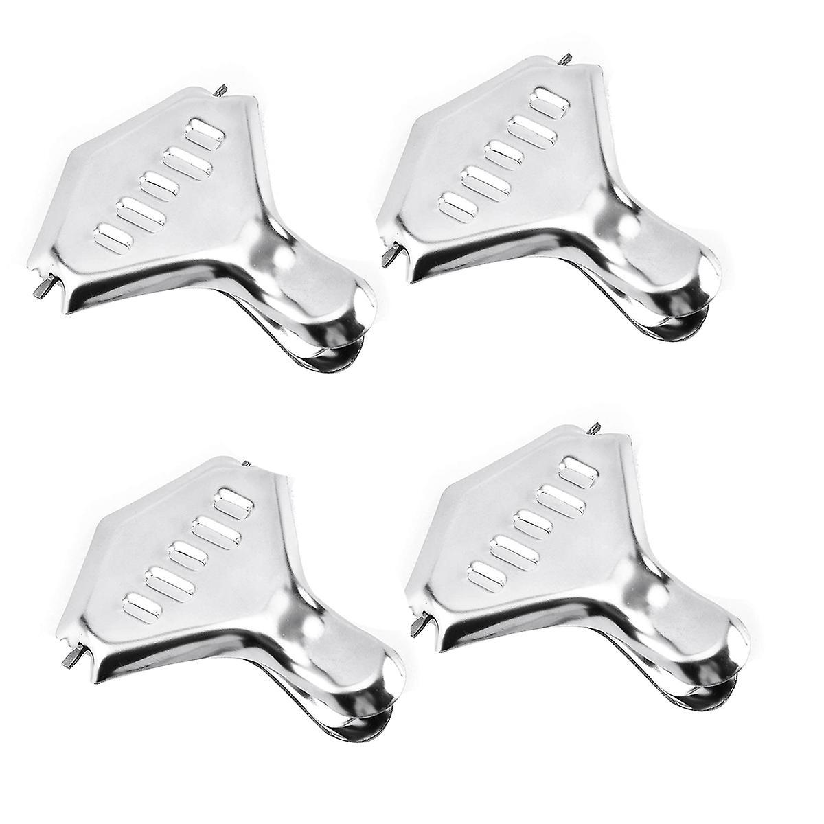 Stainless Steel Lemon Wedge Squeezer, Manual Lemon Clamp, 4 Pieces
