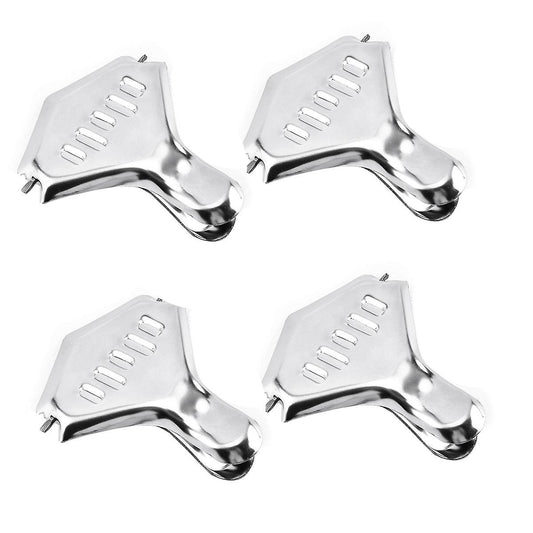 Stainless Steel Lemon Wedge Squeezer, Manual Lemon Clamp, 4 Pieces