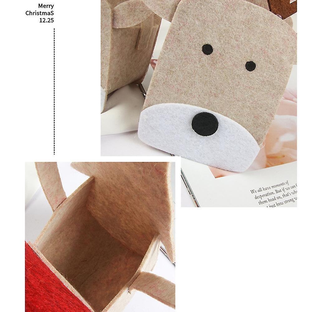 Storage Basket Christmas Decoration Storage Bag Candy Basket C