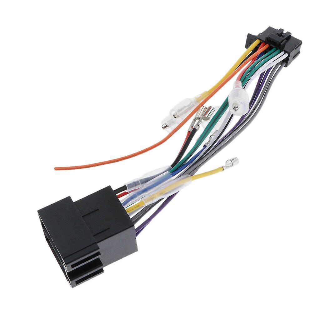 Abs Car Stereo Radio Iso Standard Wiring Harness Connector