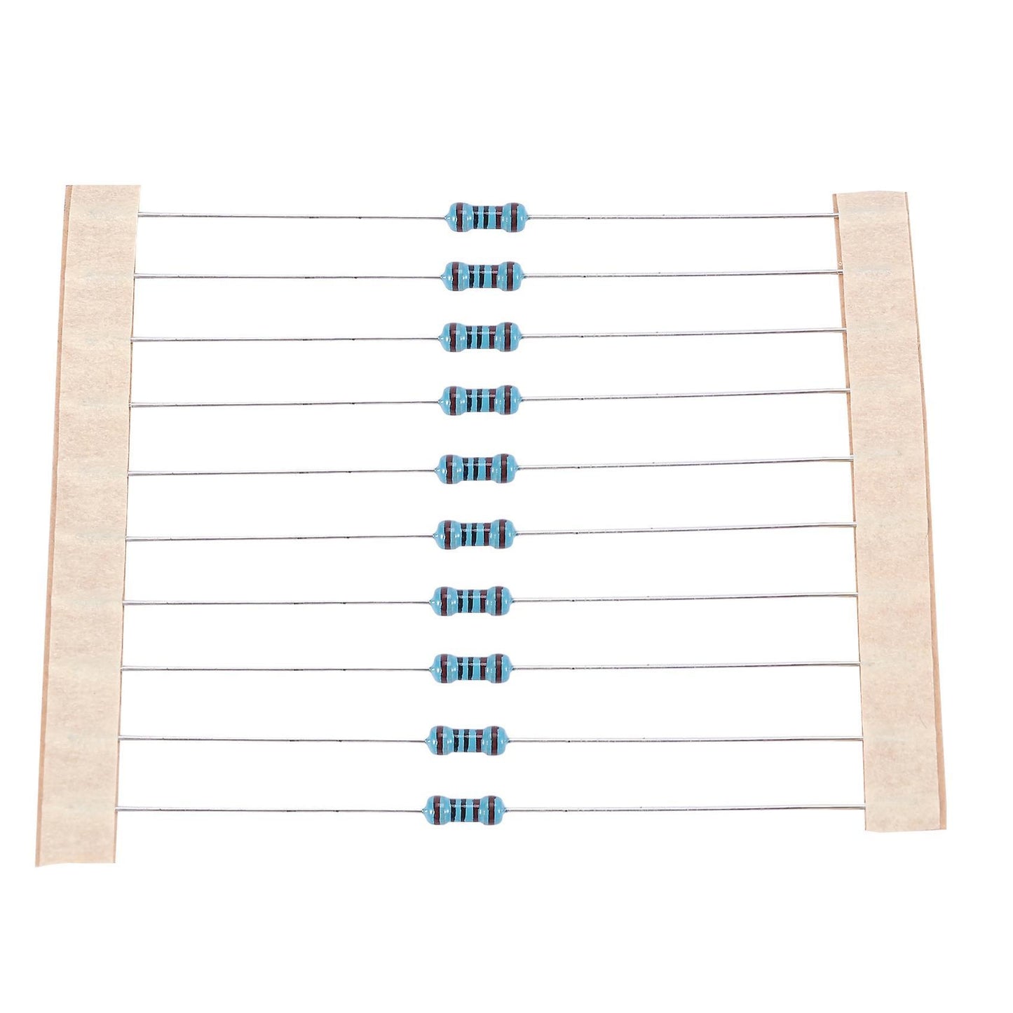 300pcs 10 -1m Ohm 1/4w Resistance 1% Metal Film Resistor Kit
