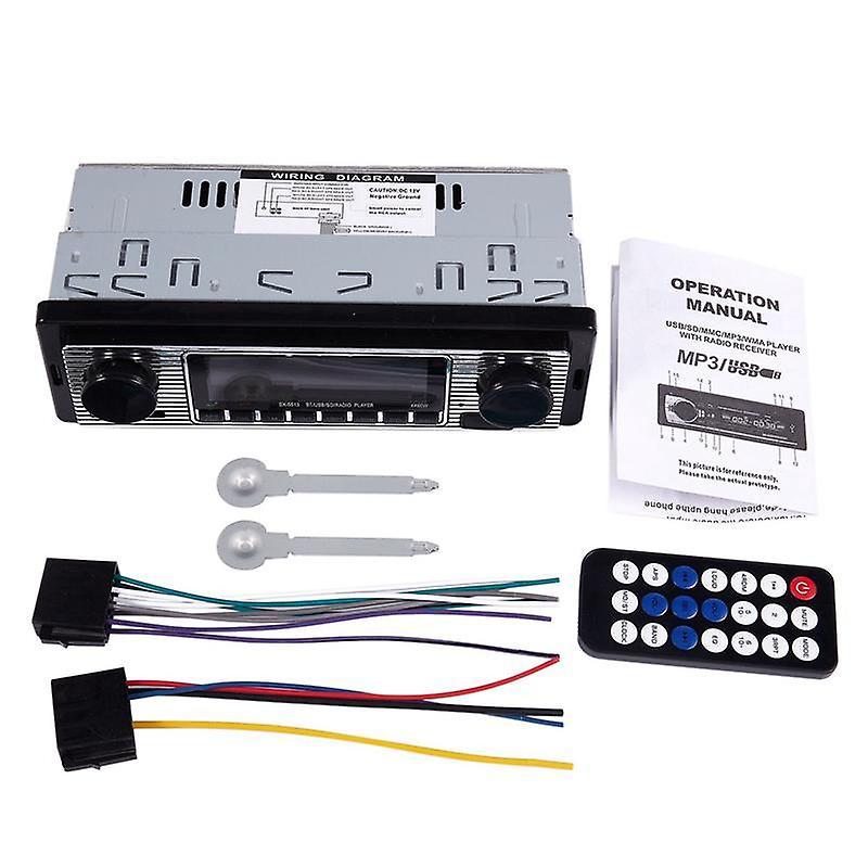 Bluetooth Vintage Car Radio Mp3 Player Stereo