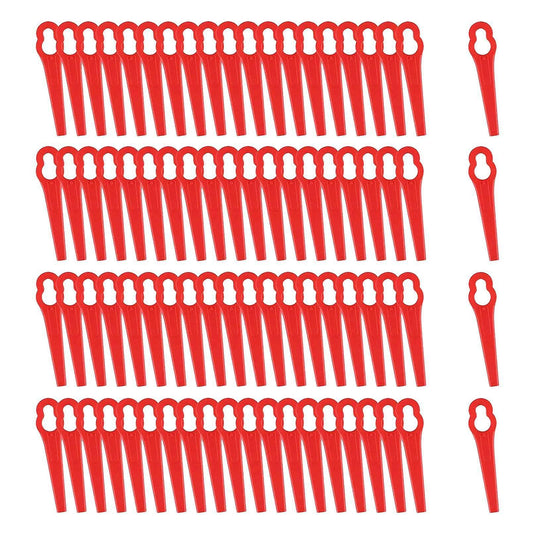 80 Pcs 8.3cm Plastic Grass Trimmer for Bosch Einhell Lawn Mower