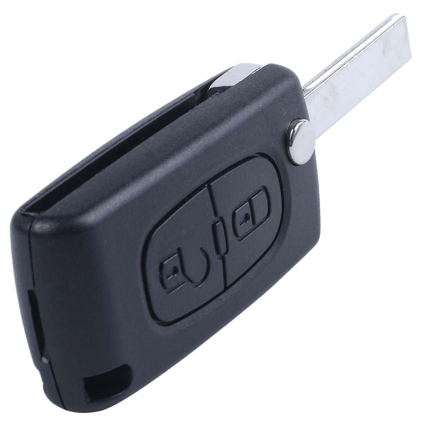 Remote Car Key Case for Citroen C2 C3 C4 C5 C6 C8 2 Buttons Black
