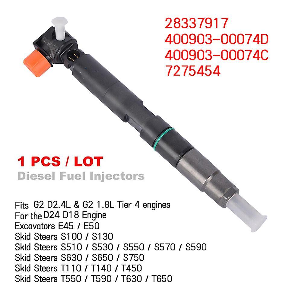 New Delphi -diesel Fuel Injector for Bobcat / Doosan Teir 4 D18 & D24